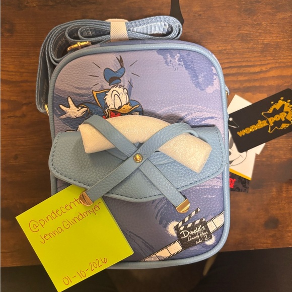 Loungefly Handbags - Loungefly Blue Huey, Dewey, and Louie Crossbody Bag